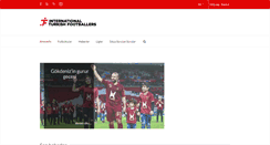 Desktop Screenshot of internationalturkishfootballers.com